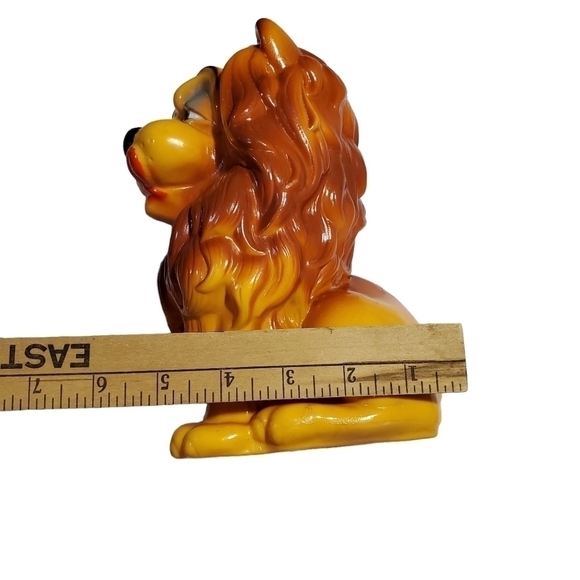 Vtg Money Lover Bank Hungry Lion 1971 N.Y. Vinyl Prod. Comp coin change piggy - Picture 7 of 15